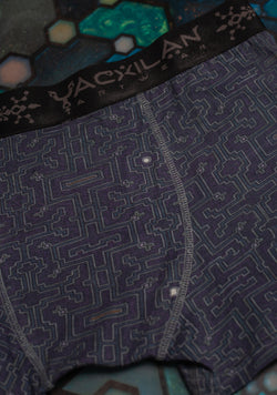 Underwear Men Cotton AOP - KUKULKAN Yacxilan Grey