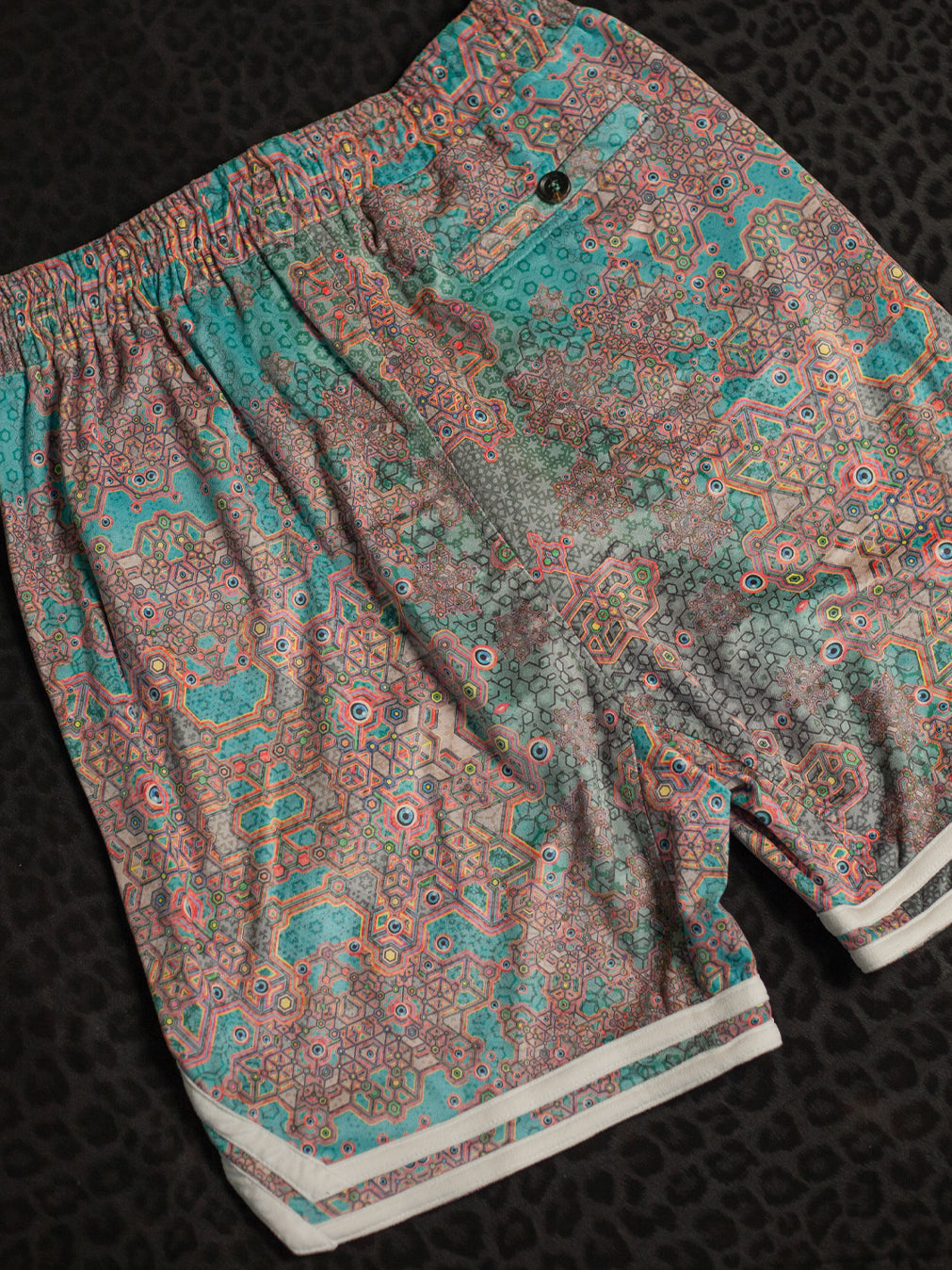 Boxing Short White Mountain / Stretchy Swede Vintage - ATLANTHEON White ARAKIS