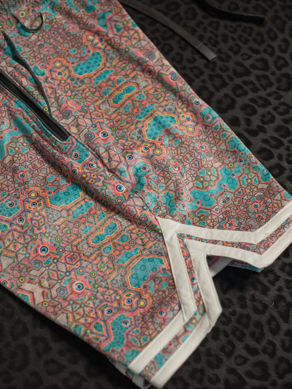 Boxing Short White Mountain / Stretchy Swede Vintage - ATLANTHEON White ARAKIS