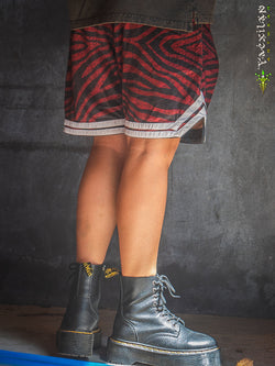 Boxing Short White Mountains Men / Velvet Fawn - REDSHERKANKS