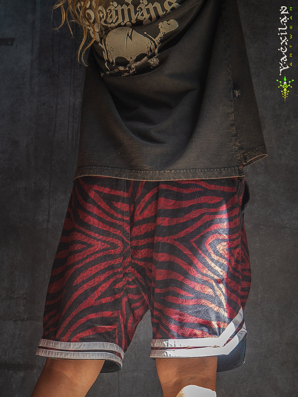 Boxing Short White Mountains Men / Velvet Fawn - REDSHERKANKS