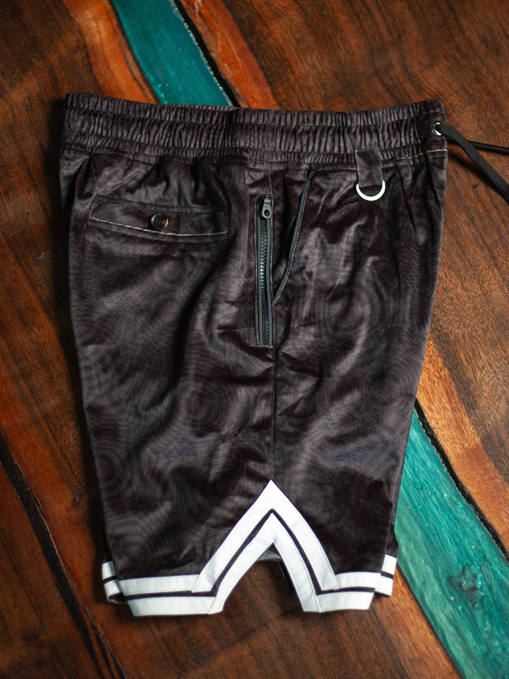 Boxing Short White Mountains Men / Velvet Fawn - WIERD NOISES