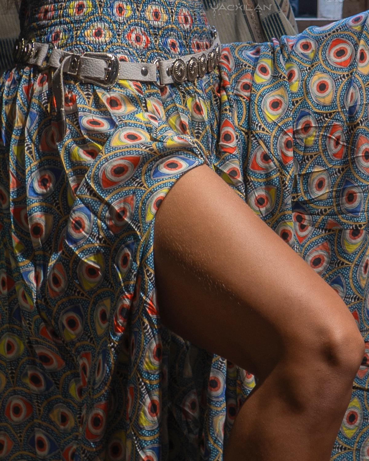 Gipsy Long Skirt / Bamboo - ALL EYES ON YOU - Yacxilan Artwear