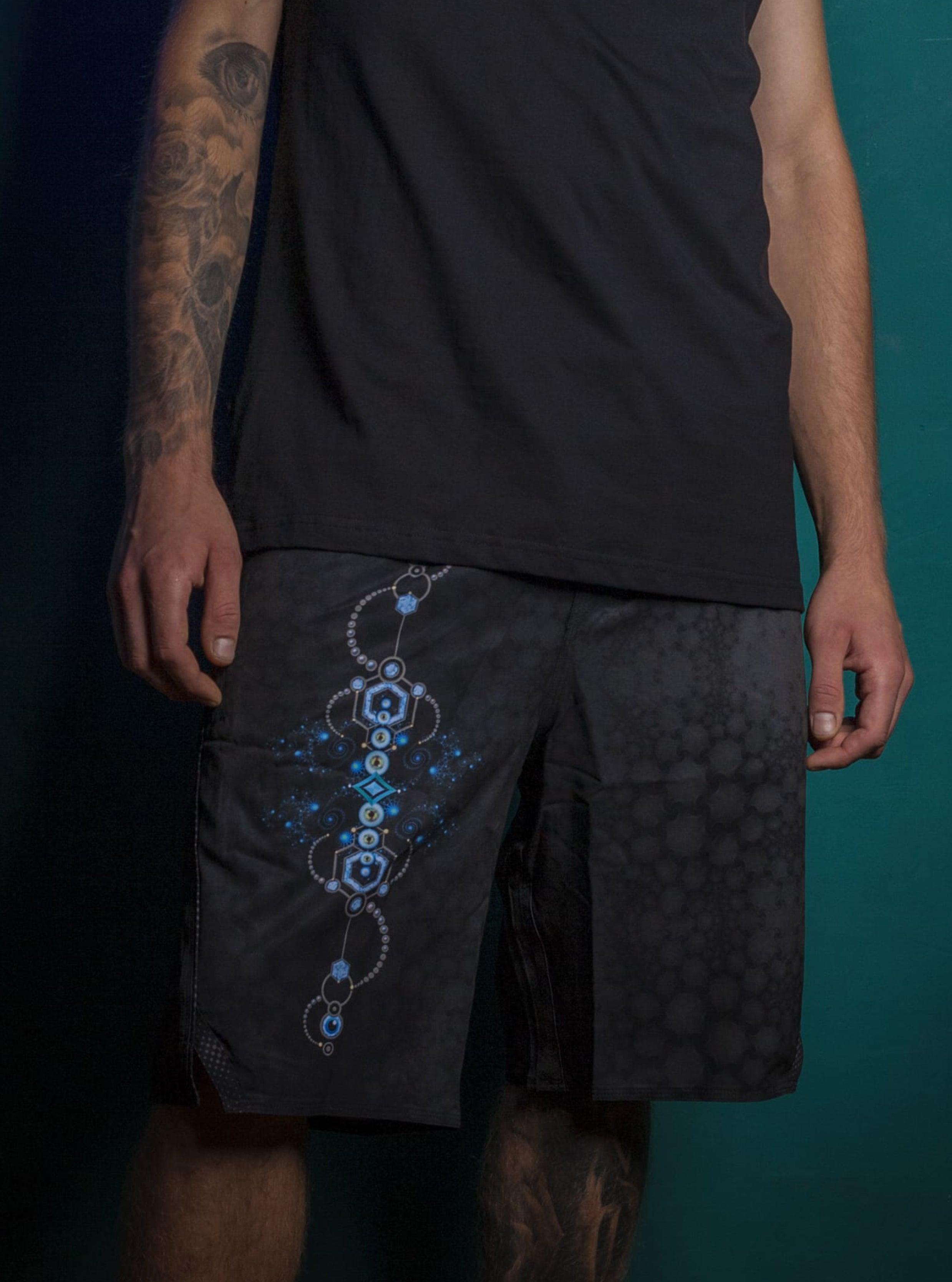 Boardshort Men / Fast Dry - PENDULUM - Yacxilan Artwear