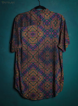 Shirt Men Half Sleeves / Bamboo - CARNIVALE - Yacxilan Artwear