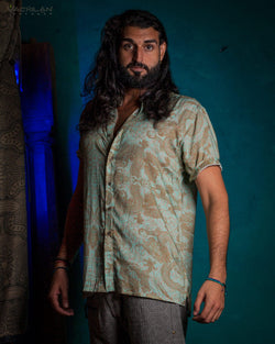 Shirt Men Half Sleeves / Bamboo - HIKDRA - Yacxilan Artwear