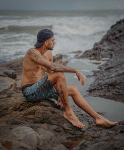 Boardshort Men / Fast Dry - ATLANTIS Yacxilan Artwear