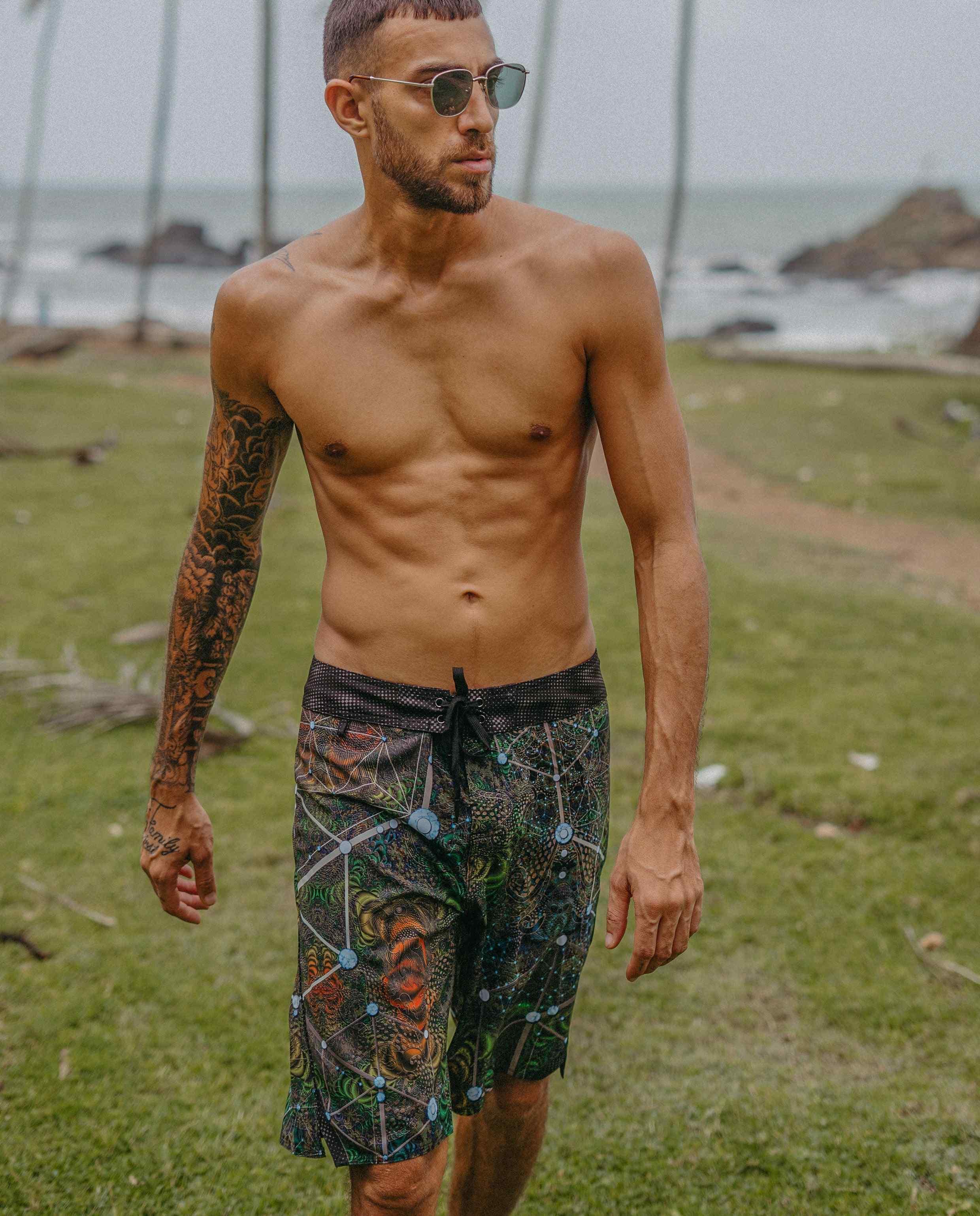 Boardshort Men / Fast Dry - ENT Yacxilan Artwear