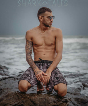 Boardshort Men / Fast Dry - SANDOKAN Yacxilan Artwear