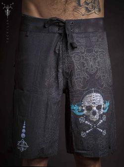 Boardshort Men / Fast Dry - SMOKIN PIRATES Yacxilan Artwear