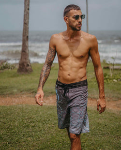 Boardshort Men / Fast Dry - THE FORMULA Yacxilan Artwear