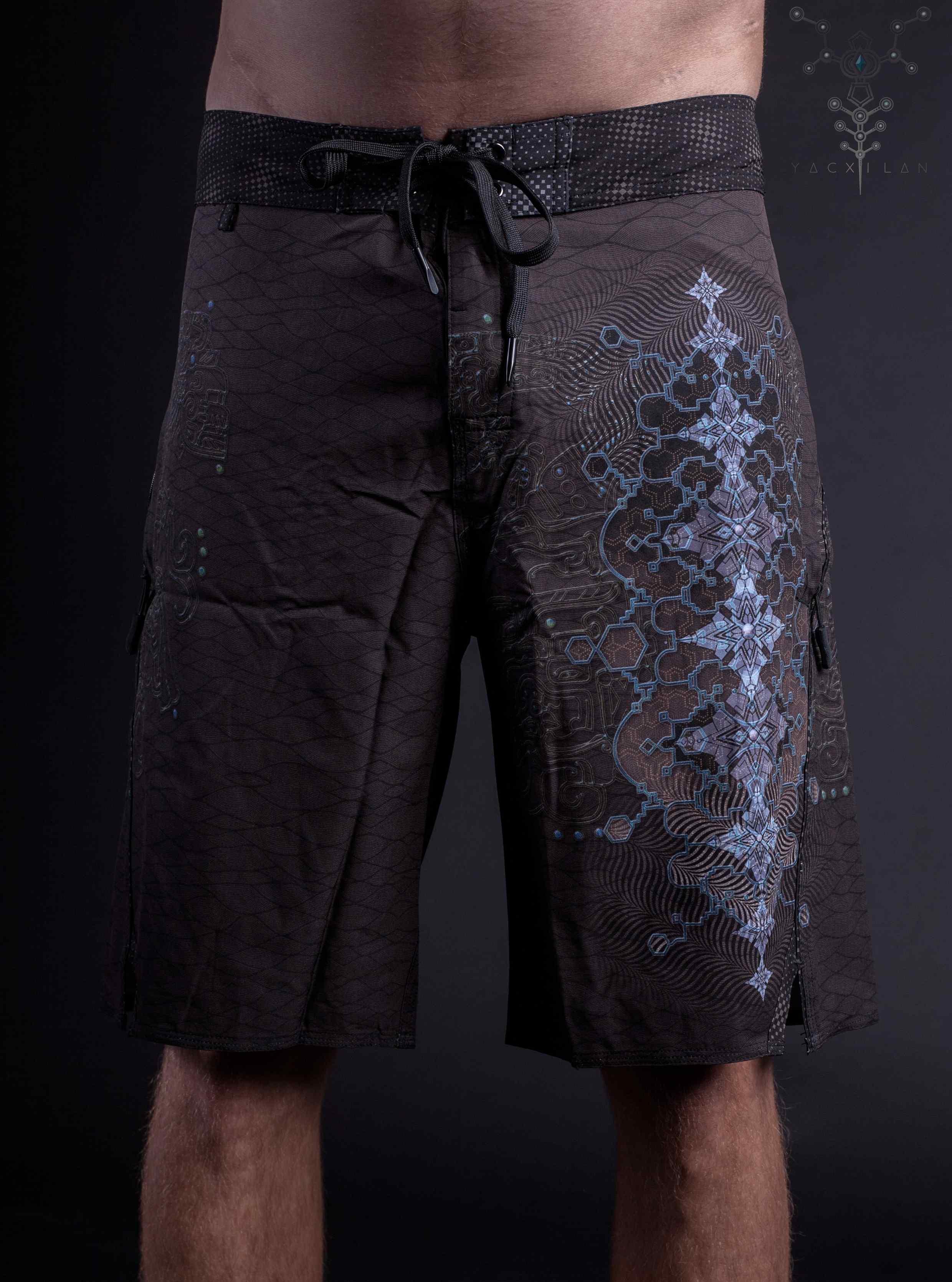 Boardshort Men / Fast Dry - THUNDERSPINE Yacxilan Artwear