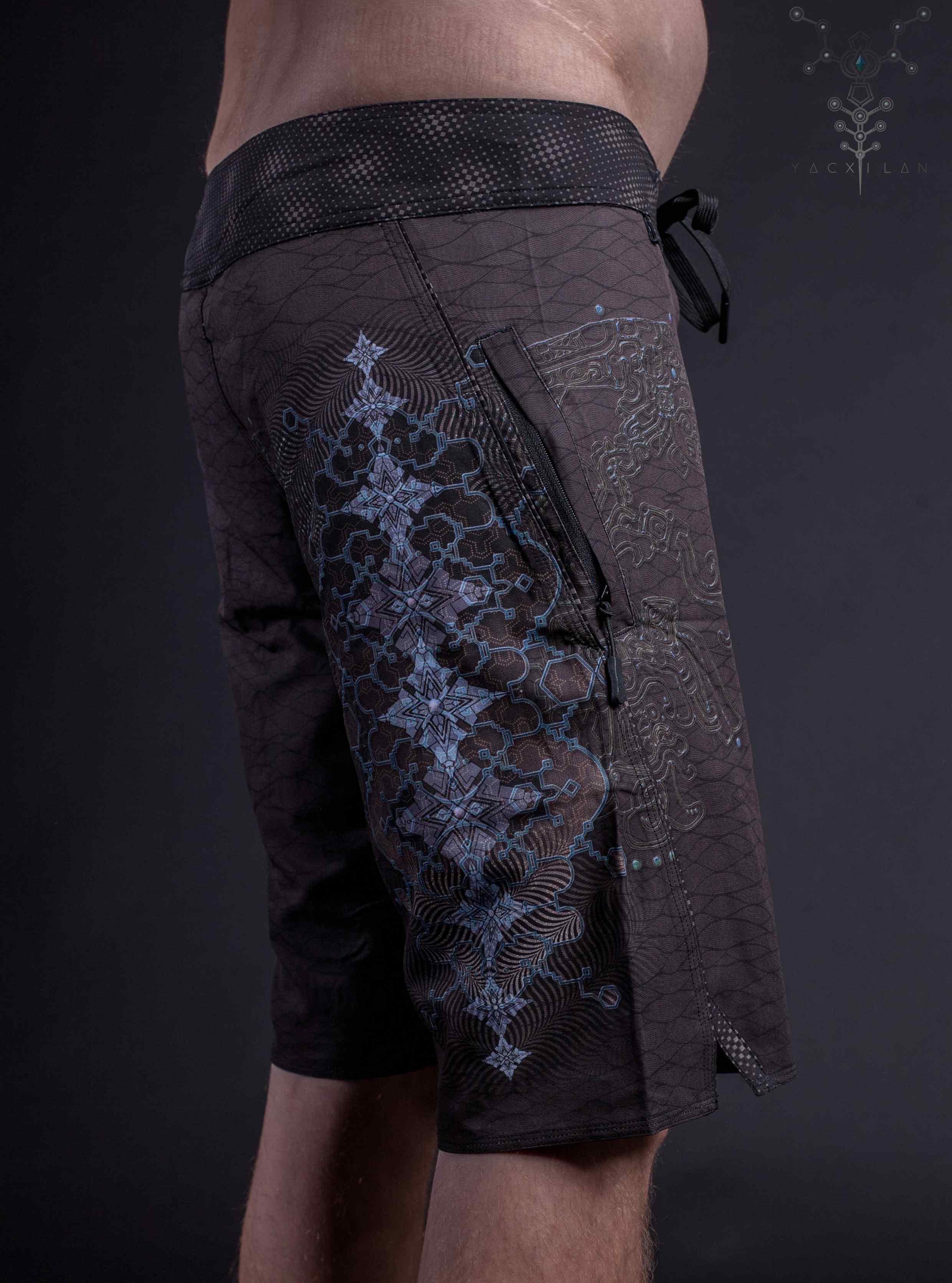Boardshort Men / Fast Dry - THUNDERSPINE Yacxilan Artwear