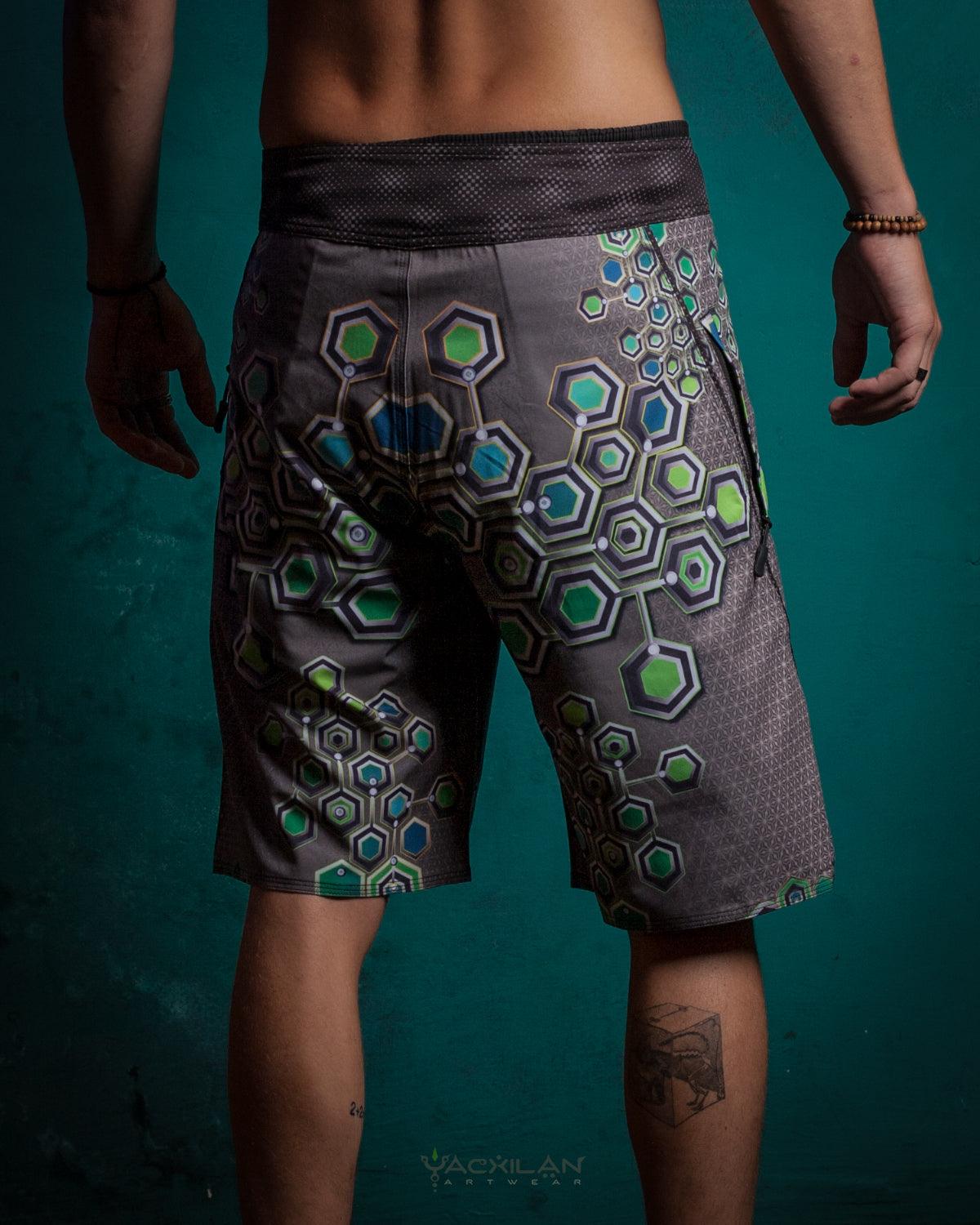 Boardshort Men / Fast Dry - ALIENSKINZA - Yacxilan Artwear