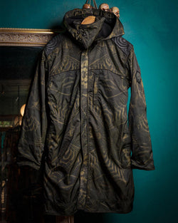 Coat Men / Waterproof - Olive SANDOKAN - Yacxilan Artwear