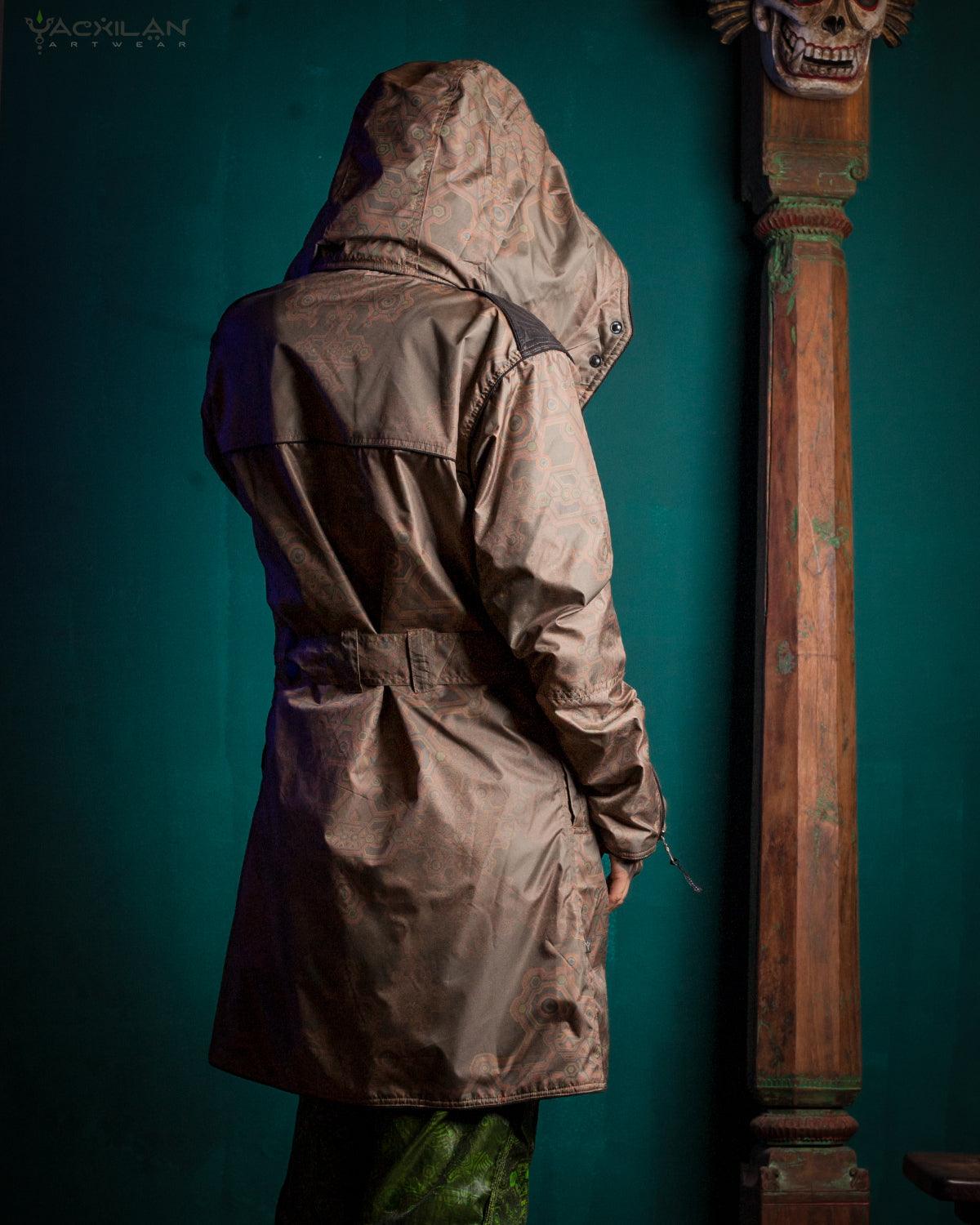 Coat Woman / Waterproof - Sand DEMETRIO - Yacxilan Artwear