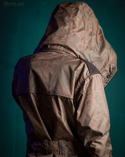 Coat Woman / Waterproof - Sand DEMETRIO - Yacxilan Artwear