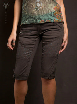 Corsaire Woman / Cotton Printed _ CACAO IKARO - Yacxilan Artwear