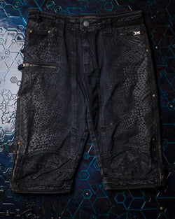 Corsaire Men / Denim Stoneblast - DESINTAGRATION MAYA - Yacxilan Artwear