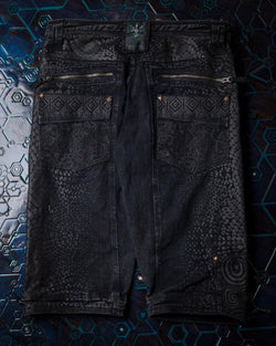 Corsaire Men / Denim Stoneblast - DESINTAGRATION MAYA - Yacxilan Artwear