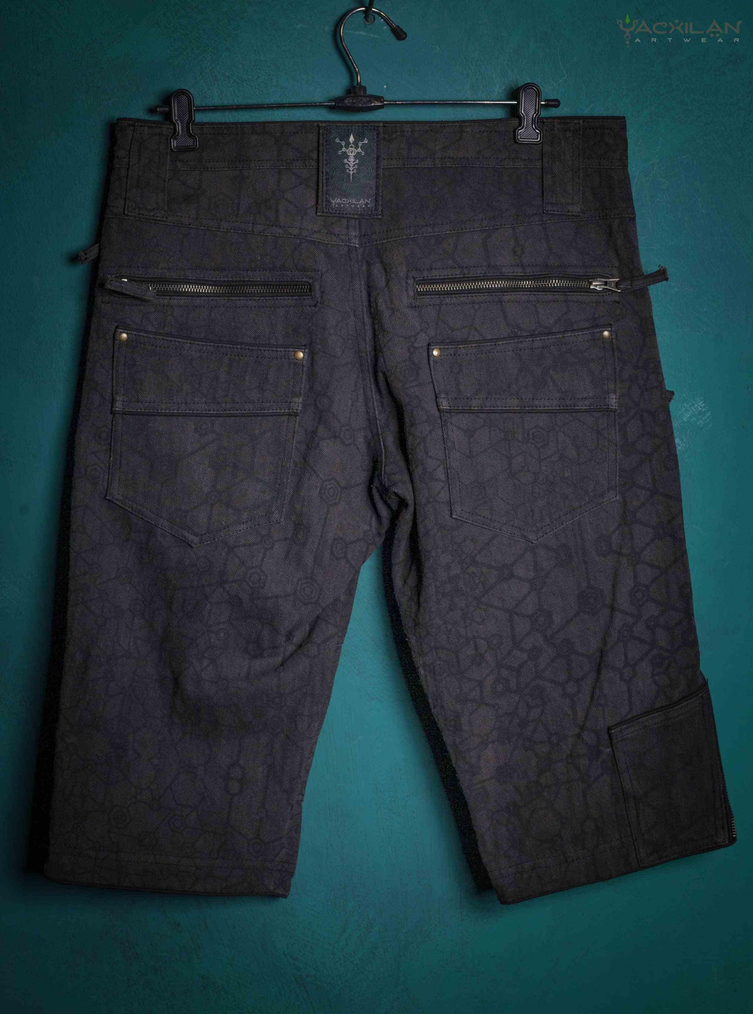 Corsaire Men / Hemp Twill - Charcoal SHAMANKA - Yacxilan Artwear