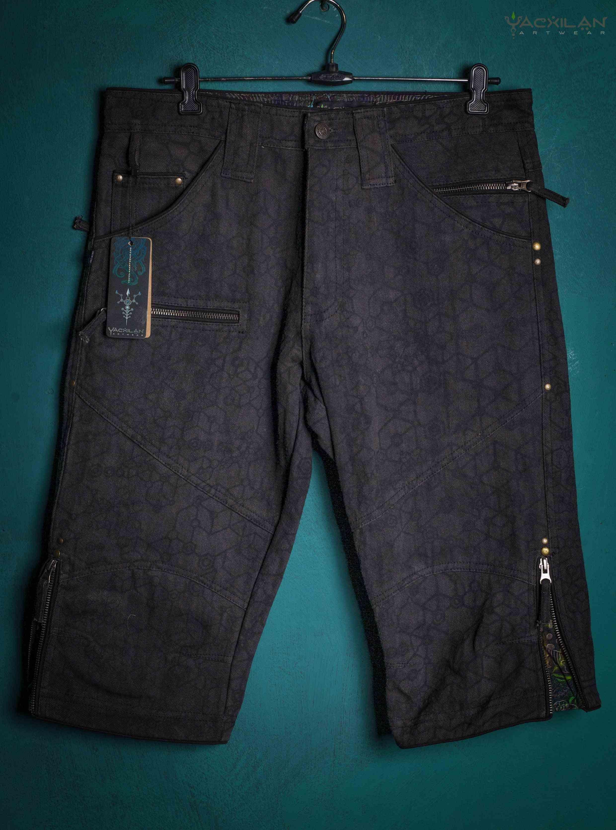 Corsaire Men / Hemp Twill - Charcoal SHAMANKA - Yacxilan Artwear