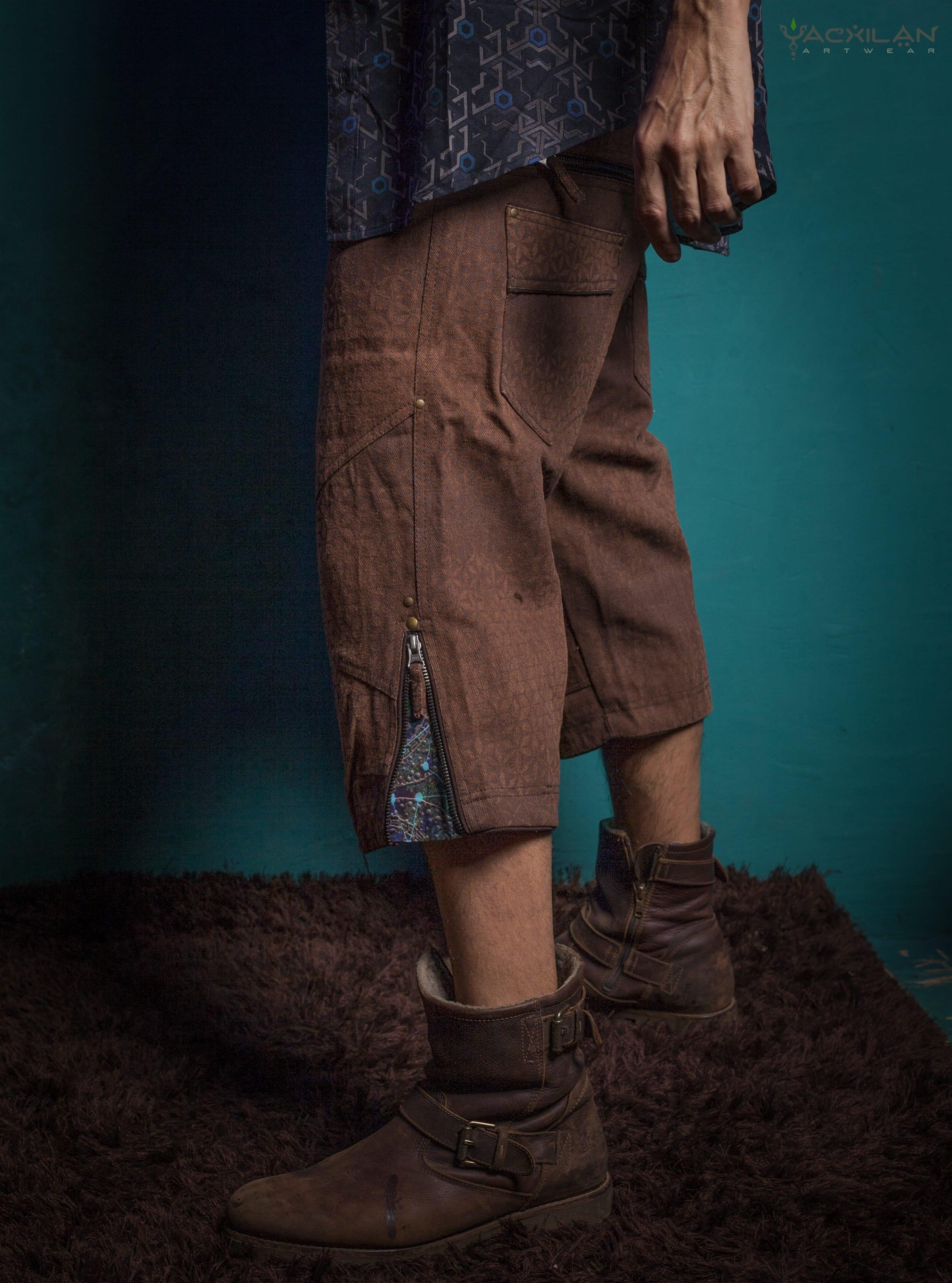 Corsaire Men / Hemp Twill - Earth SANDSOTIME - Yacxilan Artwear