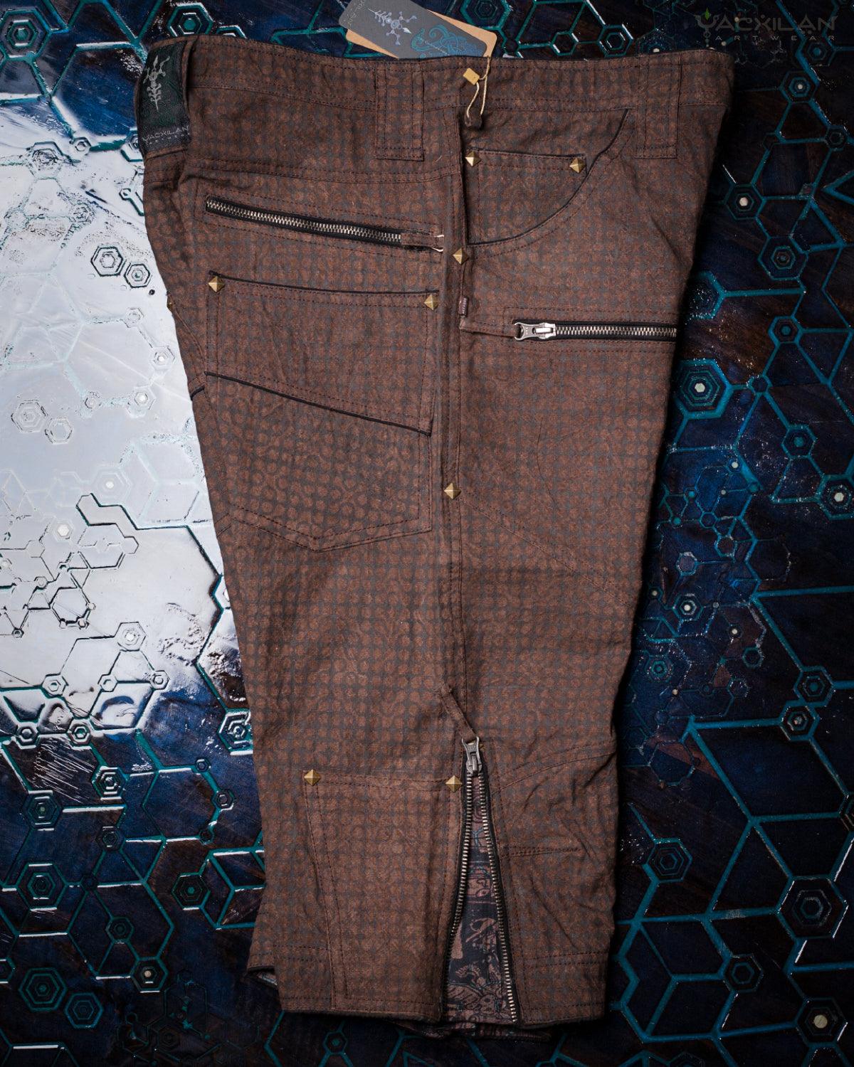 Corsaire Men / Hemp Woven - Brown TETRIS - Yacxilan Artwear