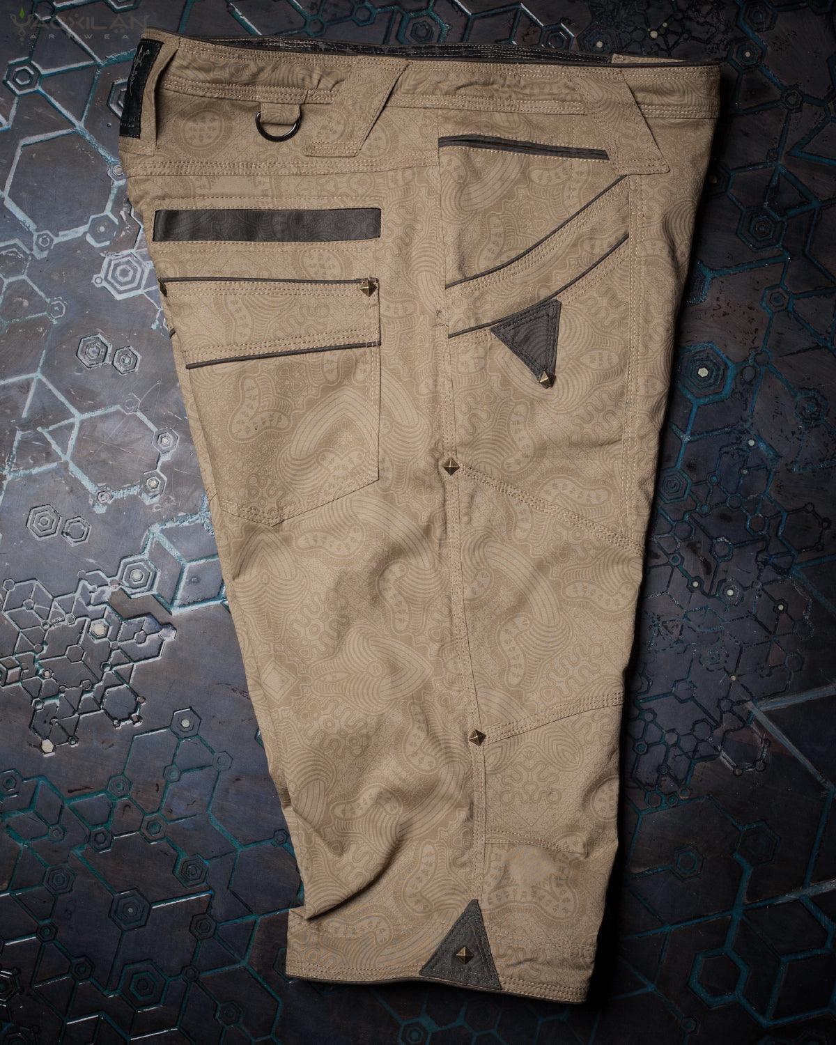 Corsaire Men / Double Pocket - Sand MYCELIUM - Yacxilan Artwear