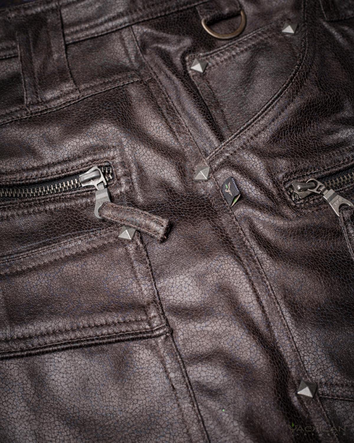 Corsaire Men / Fake Leather - Snake DARK DRAGON - Yacxilan Artwear