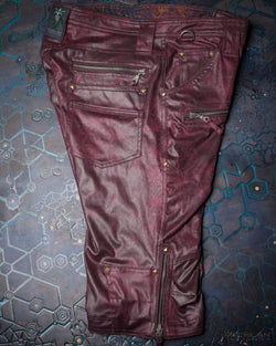 Corsaire Men / Fake Leather - Rider Redwine SUNSHINE - Yacxilan Artwear