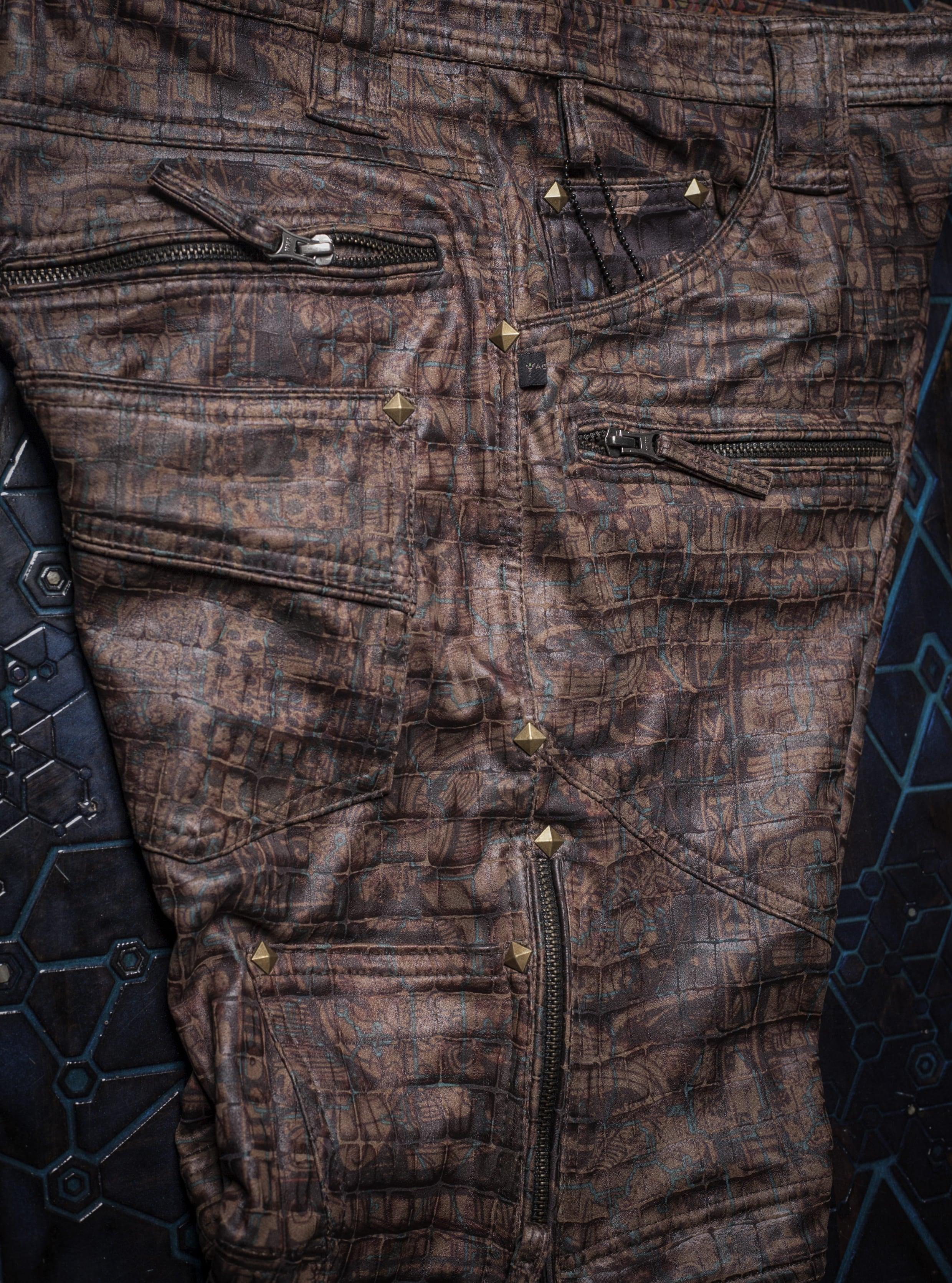 Flying Short Men / Fake Leather Croc - ELDERS - Yacxilan Artwear