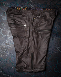 Flying Short Men / Fake Leather Snake - DARK DRAGON - Yacxilan Artwear