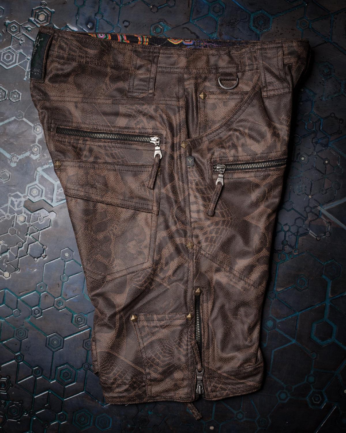 Flying Short Men / Fake Leather Earth Dots - SANDOKAN - Yacxilan Artwear