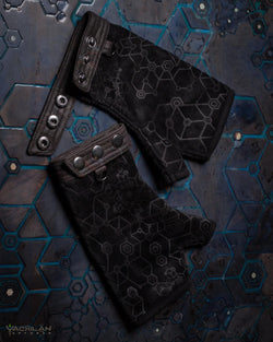 Gloves / Velvet Polar - BLACK SHAMANKA - Yacxilan Artwear