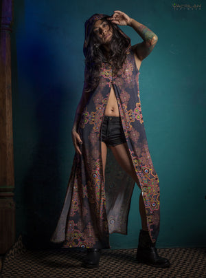 Hooded Long Dress Woman  / Viscose - DEMETRIO