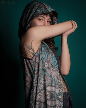 Hooded Long Dress Woman  / Viscose - FORMULA