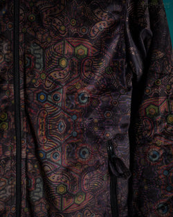 Hoodie Men / Velvet Fawn - PSYCHEDELIKA GALACTIKA - Yacxilan Artwear