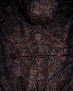 Hoodie Men / Velvet Fawn - PSYCHEDELIKA GALACTIKA - Yacxilan Artwear