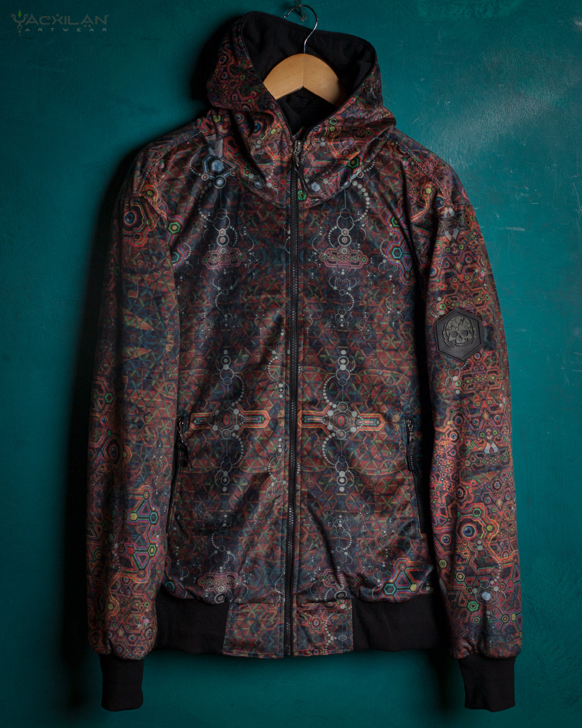 Hoodie Men / Velvet Fawn - SERPENTS N LADDERS Yacxilan Artwear