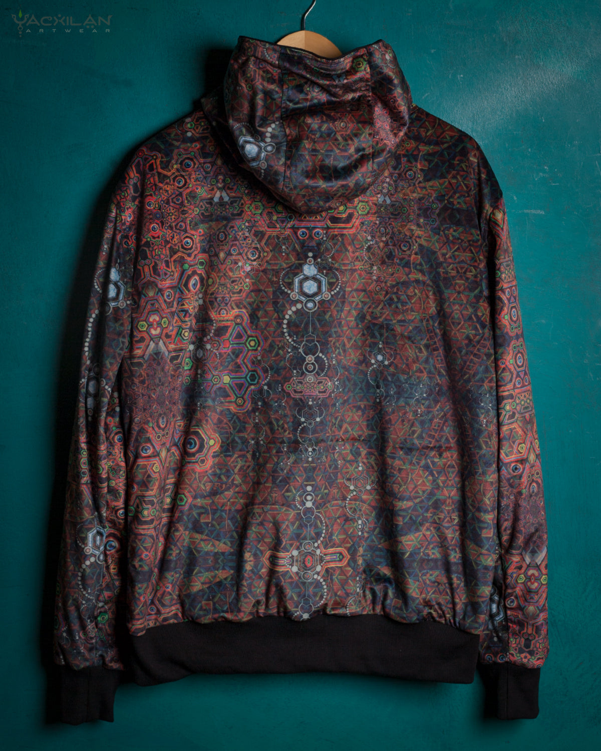Hoodie Men / Velvet Fawn - SERPENTS N LADDERS Yacxilan Artwear