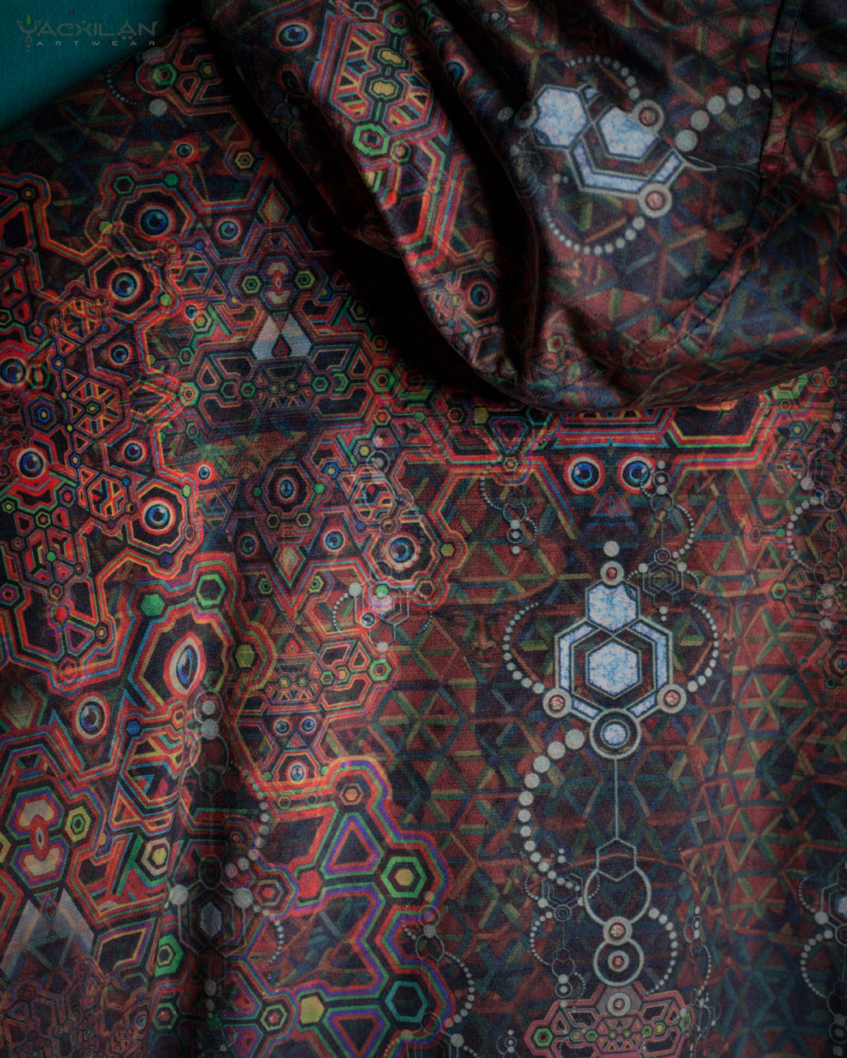 Hoodie Men / Velvet Fawn - SERPENTS N LADDERS Yacxilan Artwear