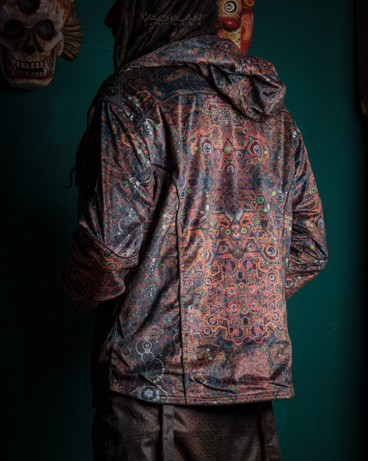 Jacket Men / Velvet Fawn - SERPENTS N LADDERS Yacxilan Artwear