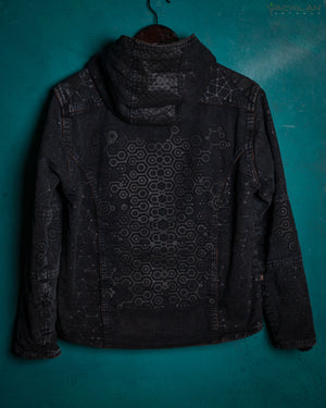 Jacket Men / Cotton Printed Black Stonablast - DESINTEGRATION