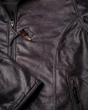 Jacket Men / Fake Leather Snake - Grey PSYGALAK