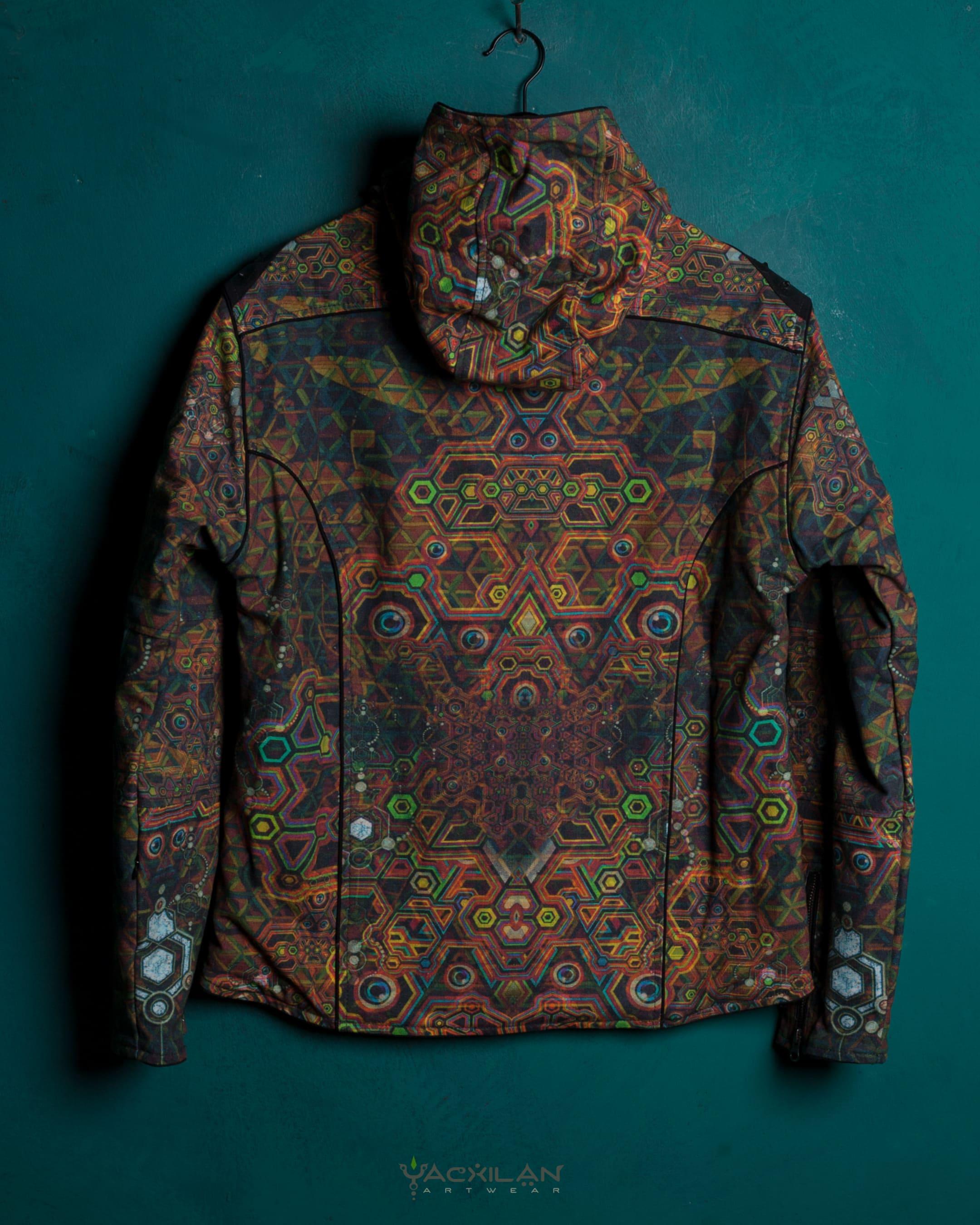 Jacket Men / Thick Linen All Over Print - SNL - Yacxilan Artwear