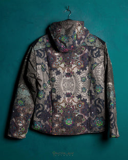 Jacket Men / Thick Linen All Over Print - VENADO - Yacxilan Artwear