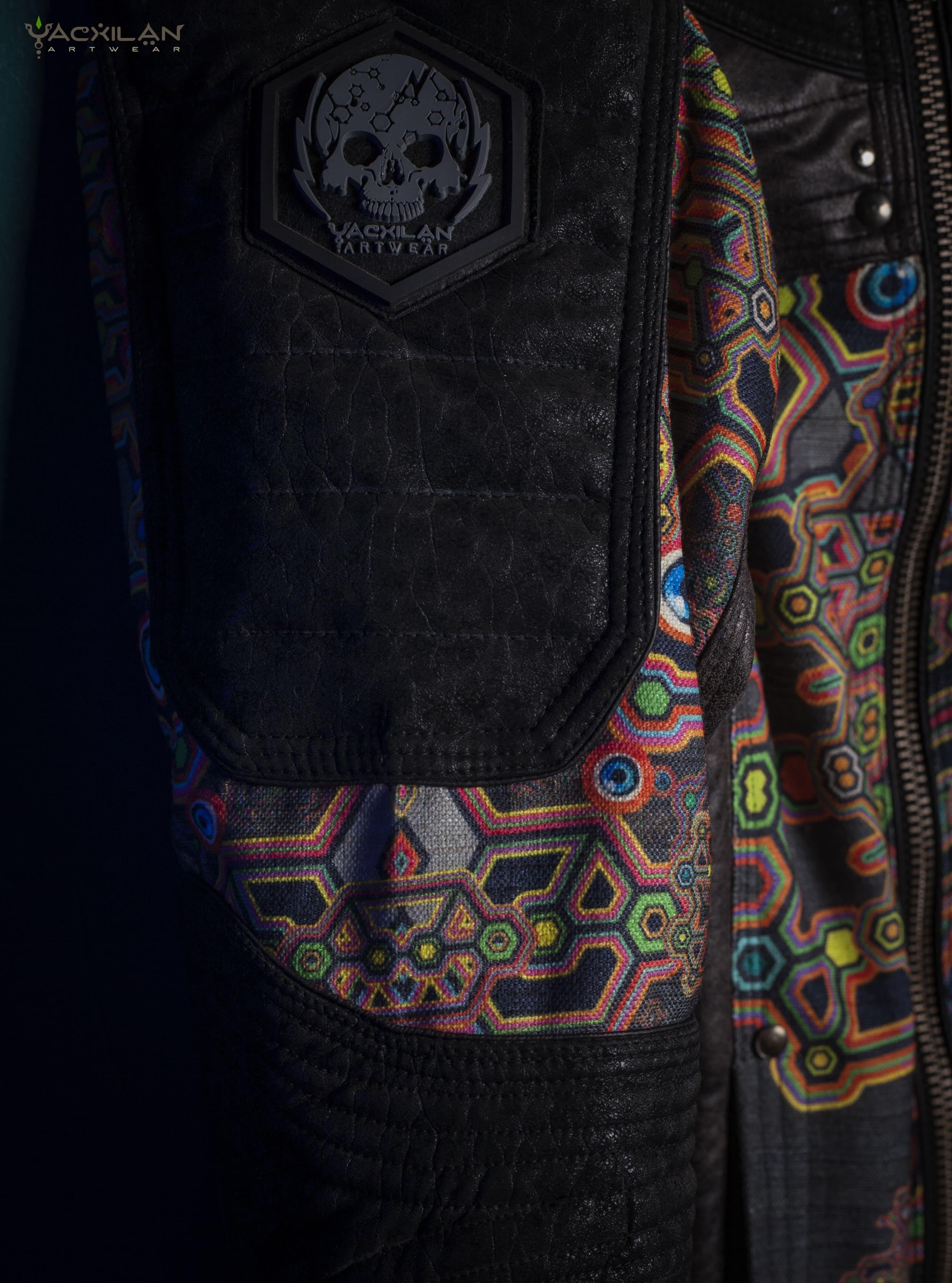 Biker Jacket Men / Fake Leather - DEMETRIO - Yacxilan Artwear