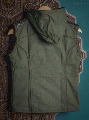 Jacket Sleeveless Woman Hoodie / Cotton Printed Sandman - AFRODIZIAK