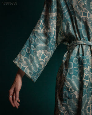 Kimono Woman Japanese Classic / LONG KIMONO Linen - BLUSTAR